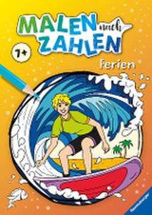 Ravensburger Malen nach Zahlen ab 7 Jahren Ferien - 48 Motive - Malheft für Kinder - Nummerierte Ausmalfelder de Katja Weikenmeier