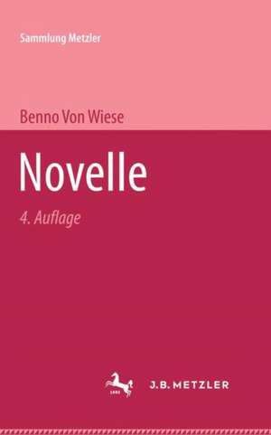 Novelle de Benno Von Wiese
