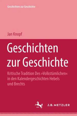 Geschichten zur Geschichte de Jan Knopf