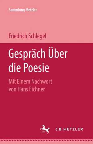 Gespräch Über die Poesie de Friedrich Schlegel