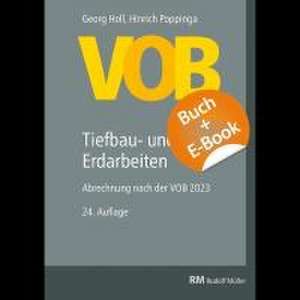 VOB im Bild - Tiefbau- und Erdarbeiten - mit E-Book de Georg Holl