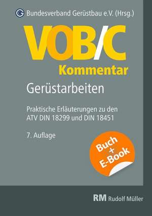 VOB/C Kommentar-Bundle Gerüstarbeiten de Bundesverband Gerüstbau e. V.