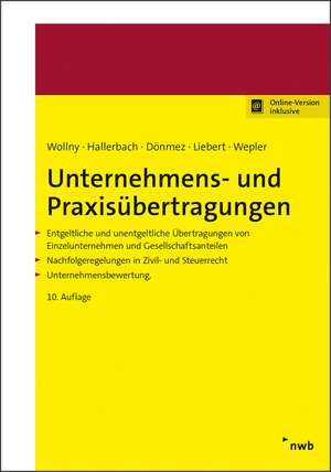 Unternehmens- und Praxisübertragungen de Michael Bisle