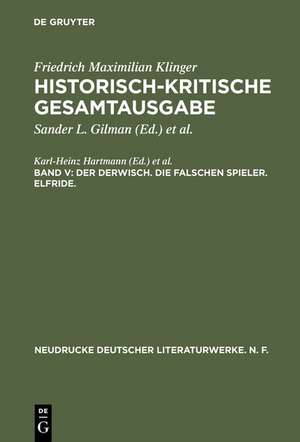 Der Derwisch. Die falschen Spieler. Elfride. de Karl-Heinz Hartmann