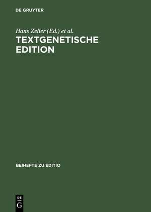 Textgenetische Edition de Hans Zeller