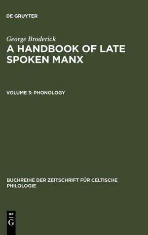 Phonology de George Broderick