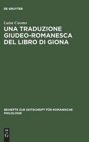 Una traduzione giudeo-romanesca del libro di Giona de Luisa Cuomo