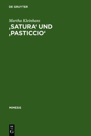 'Satura' und 'pasticcio': Formen und Funktionen der Bildlichkeit im Werk Carlo Emilio Gaddas de Martha Kleinhans