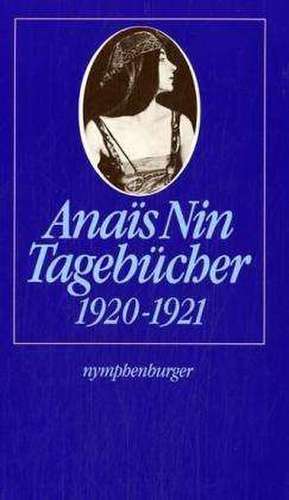 Tagebücher 1920-1921 de Anaïs Nin