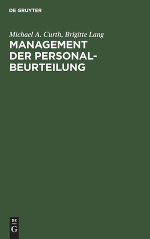 Management der Personalbeurteilung de Brigitte Lang