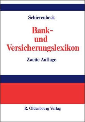 Bank- und Versicherungslexikon de Henner Schierenbeck