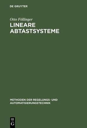 Lineare Abtastsysteme de Otto Föllinger