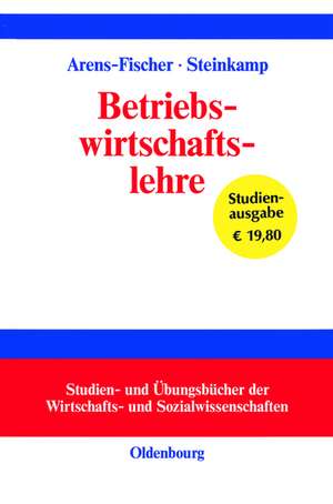 Betriebswirtschaftslehre de Wolfgang Arens-Fischer