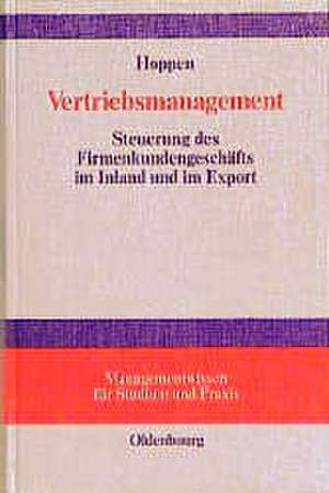 Vertriebsmanagement de Dieter Hoppen