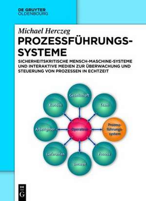 Prozessführungssysteme: Sicherheitskritische Mensch-Maschine-Systeme und interaktive Medien zur Überwachung und Steuerung von Prozessen in Echtzeit de Michael Herczeg