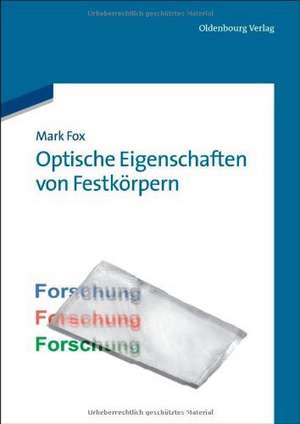 Optische Eigenschaften von Festkörpern de Mark Fox