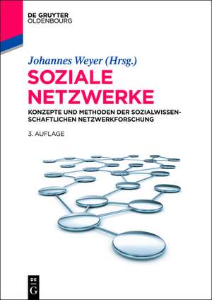 Soziale Netzwerke: Konzepte und Methoden der sozialwissenschaftlichen Netzwerkforschung de Johannes Weyer