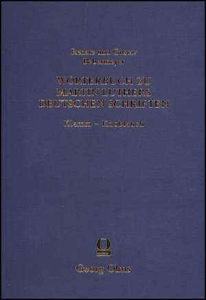 Bebermeyer, R: Wörterbuch zu Martin Luthers Deutschen Schrif