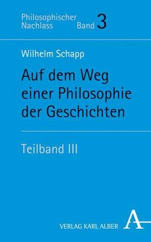 Auf dem Weg einer Philosophie der Geschichten de Wilhelm Schapp