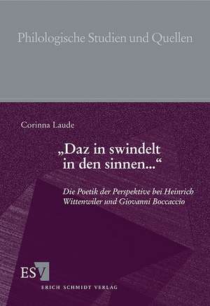 ' Daz in swindelt in den sinnen...' de Corinna Laude