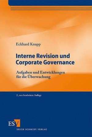 Interne Revision und Corporate Governance de Eckhard Knapp