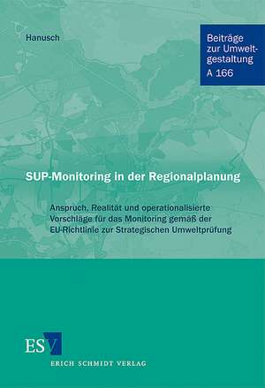 SUP-Monitoring in der Regionalplanung de Marie Hanusch