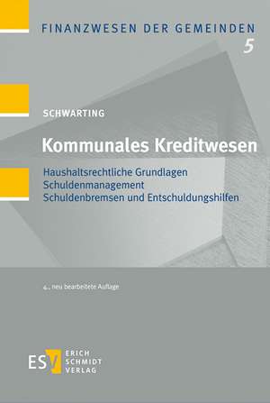 Kommunales Kreditwesen de Gunnar Schwarting