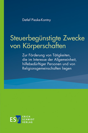 Steuerbegünstigte Zwecke von Körperschaften de Detlef Pieske-Kontny