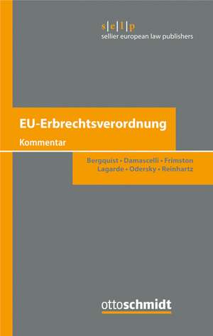 EU-Erbrechtsverordnung de Ulf Bergquist