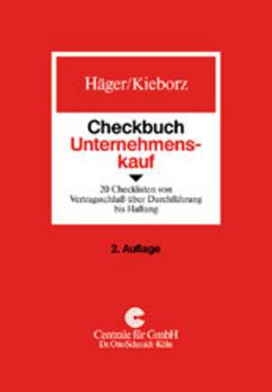 Checkbuch Unternehmenskauf de Michael Häger