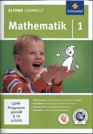 Alfons Lernwelt Lernsoftware Mathematik 1. DVD-ROM de Ute Flierl