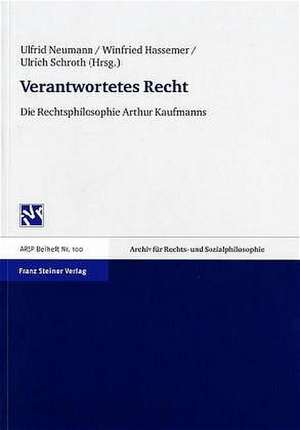 Verantwortetes Recht de Ulfrid Neumann