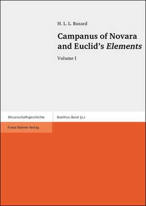 Campanus of Novara and Euclid's Elements