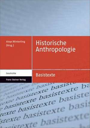 Historische Anthropologie de Aloys Winterling