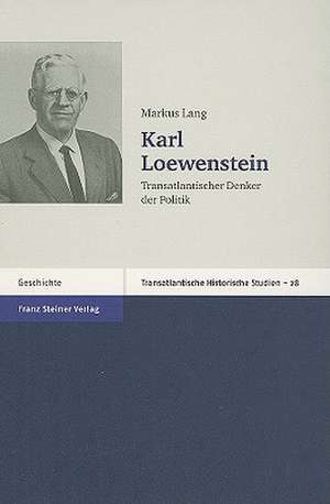 Karl Loewenstein de Markus Lang