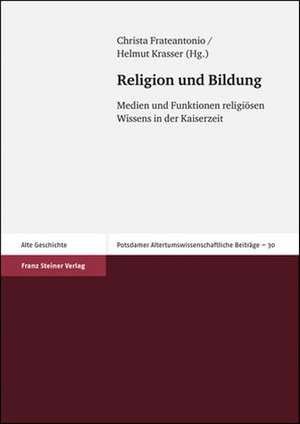 Religion und Bildung de Christa Frateantonio