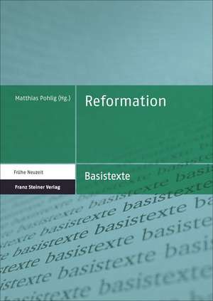 Reformation de Matthias Pohlig