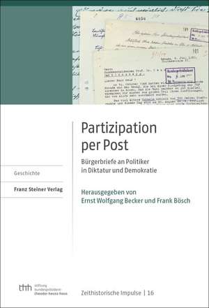 Partizipation per Post de Ernst Wolfgang Becker