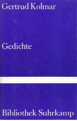 Gedichte de Gertrud Kolmar