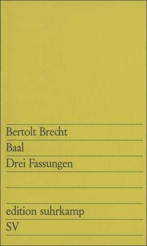 Baal de Bertolt Brecht