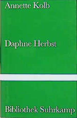 Daphne Herbst de Annette Kolb