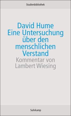 Eine Untersuchung über den menschlichen Verstand de David Hume