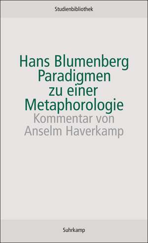 Paradigmen zu einer Metaphorologie de Hans Blumenberg