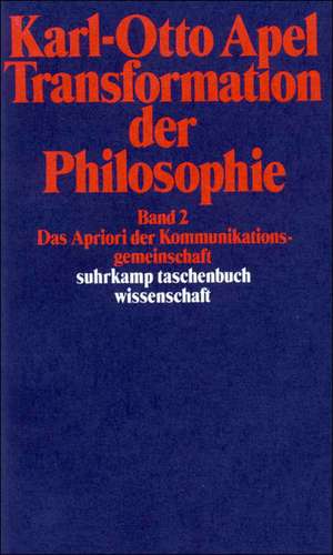 Transformation der Philosophie de Karl-Otto Apel