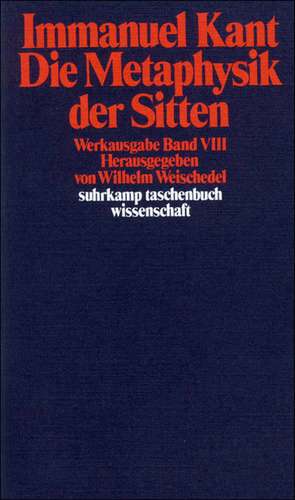 Die Metaphysik der Sitten de Wilhelm Weischedel