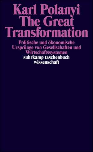 The Great Transformation de Karl Polanyi