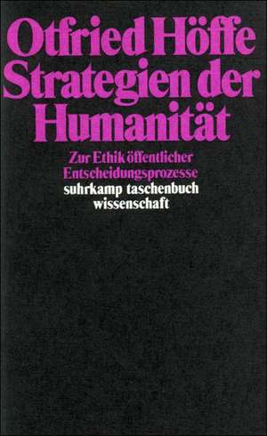 Strategien der Humanität de Otfried Höffe