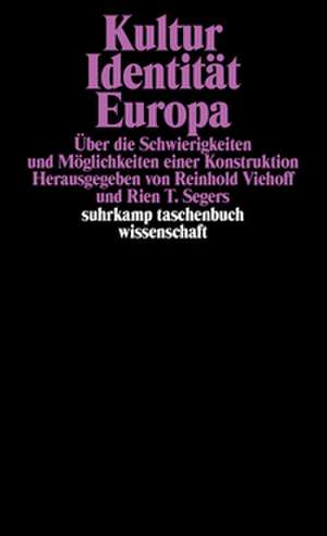 Kultur, Identität, Europa de Reinhold Viehoff