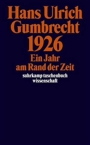 1926 de Hans Ulrich Gumbrecht