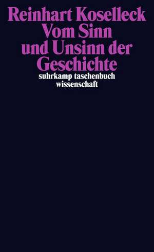 Vom Sinn und Unsinn der Geschichte de Reinhart Koselleck